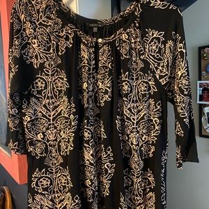 Lucky Brand 3/4 length shirt 1X